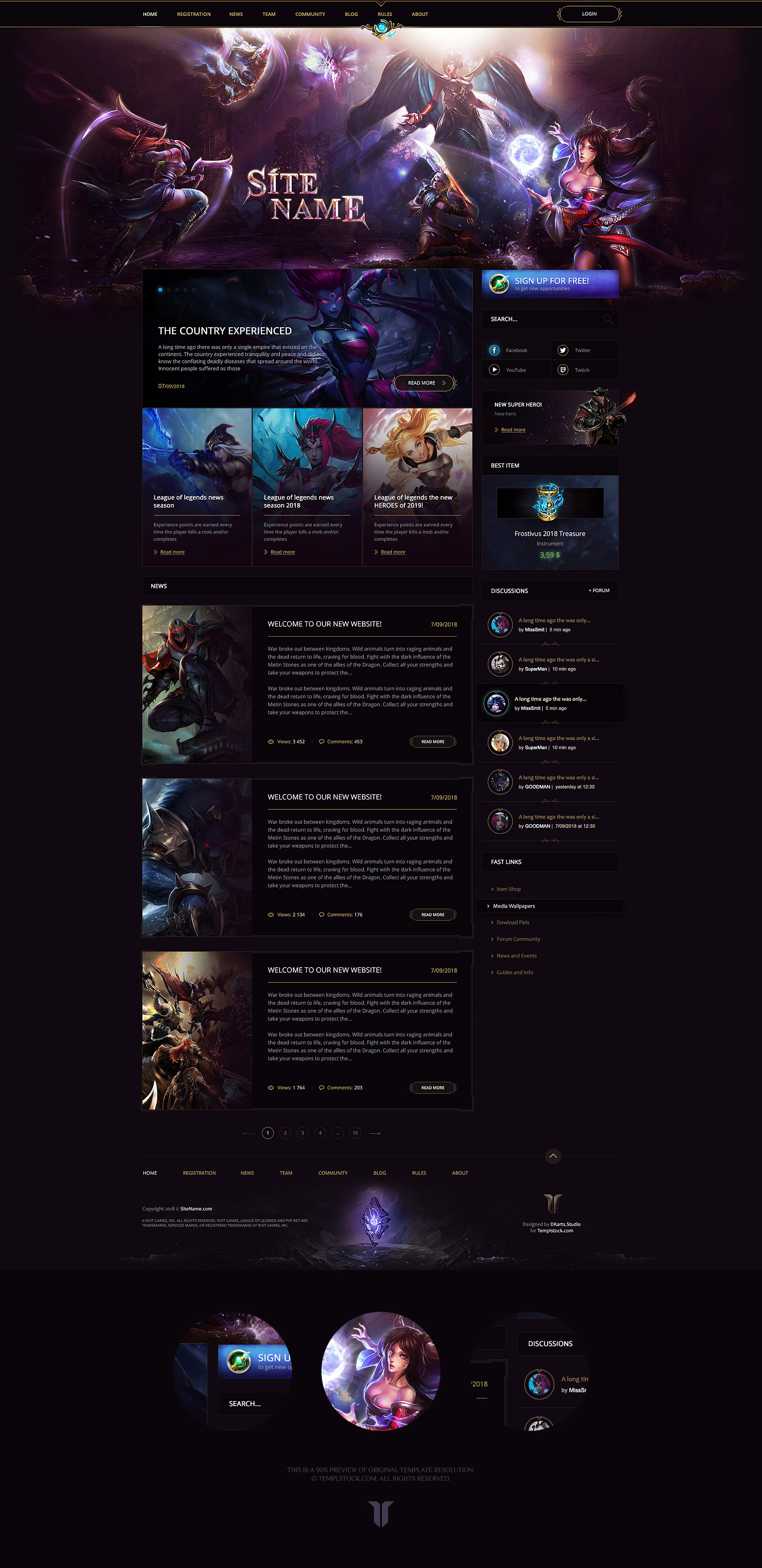 League Of Legends App designs, themes, templates and downloadable