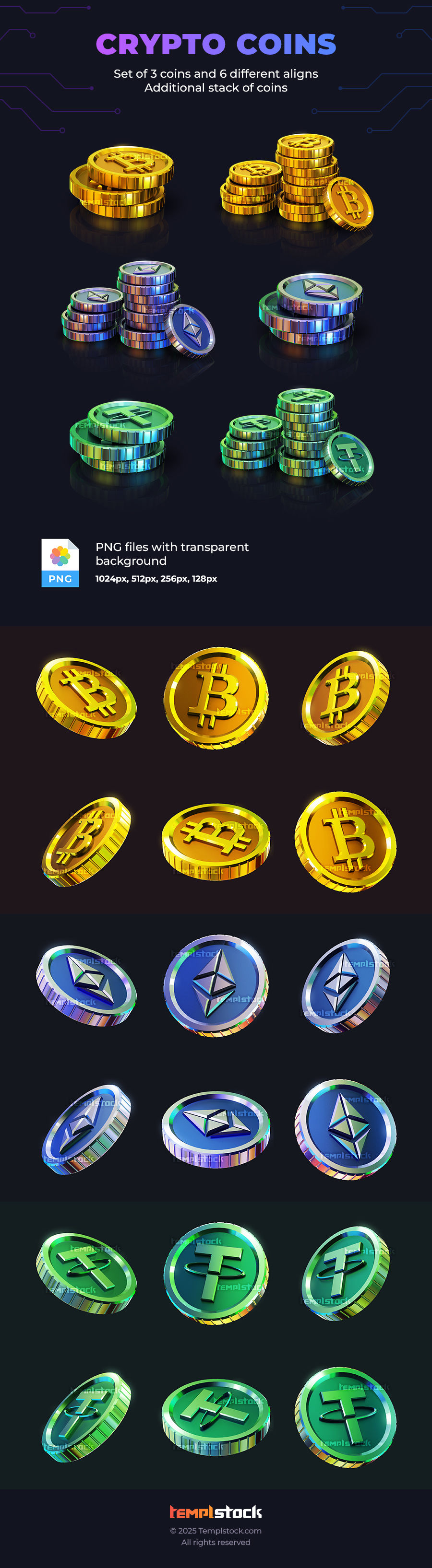 Crypto Coins Icon Pack