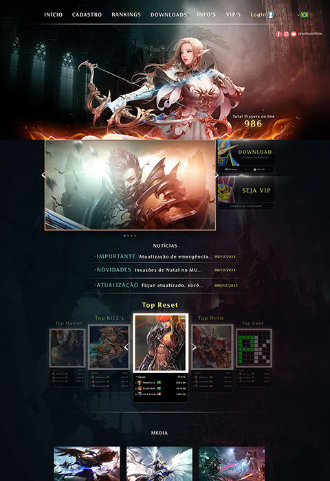 Game Website Templates, Gaming Themes, HTML5 Templates, PSD Layouts