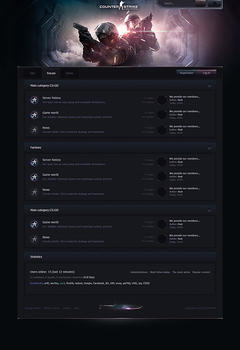 CS:GO Police Game Forum Template