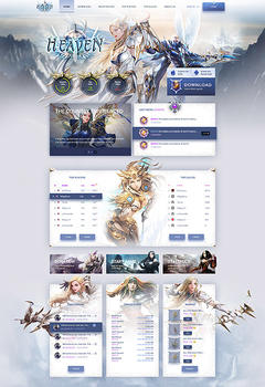 Heaven MU Online Game Website Template