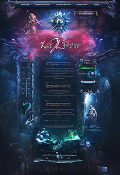 Lineage 2 Pro Server Game Website Template