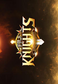 Knights редагуємий ігровий логотип