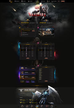 Online Gaming Website Template